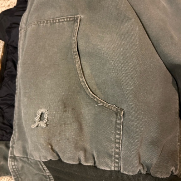 Green Tri Mountain Workwear Hooded Coat - Picture 4 of 6